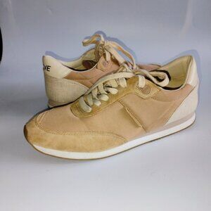 Sam Edelman Tori Tan Sneakers Low-Top Size 9M Casual Retro Style Streetwear